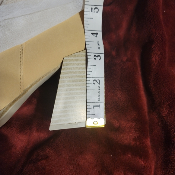 NIB  BACK ZIP BOOTIES SLIP ON CHUNKY HEEL POINTED CASUAL BOHO 6.5 3.25 HE… - Picture 4 of 12